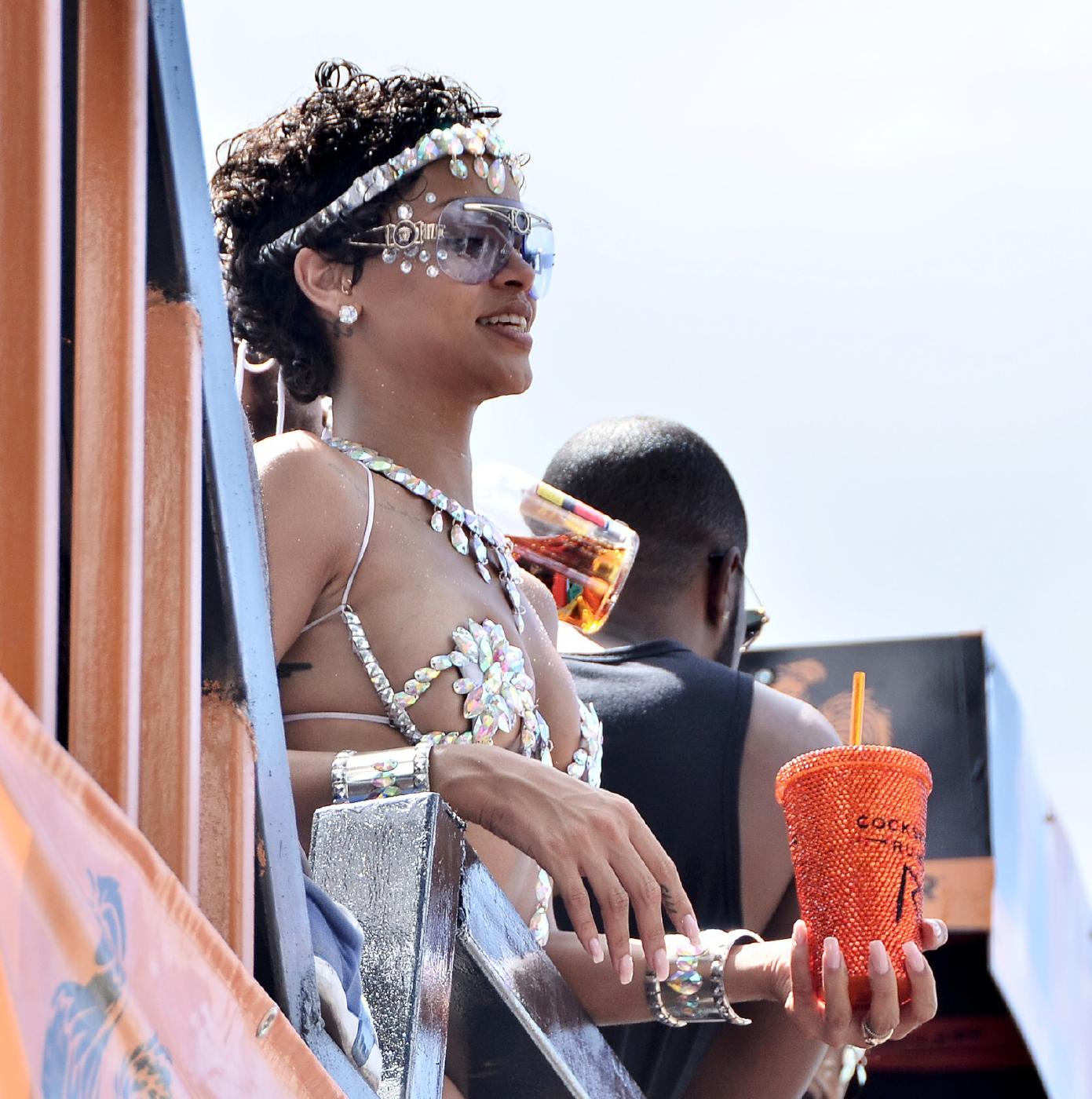 Rihanna Nipple Slip Barbados Festival Photos Leaked