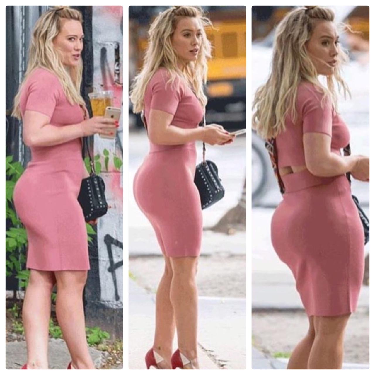 Hilary Duff BTS Sexy Dress Set Leaked