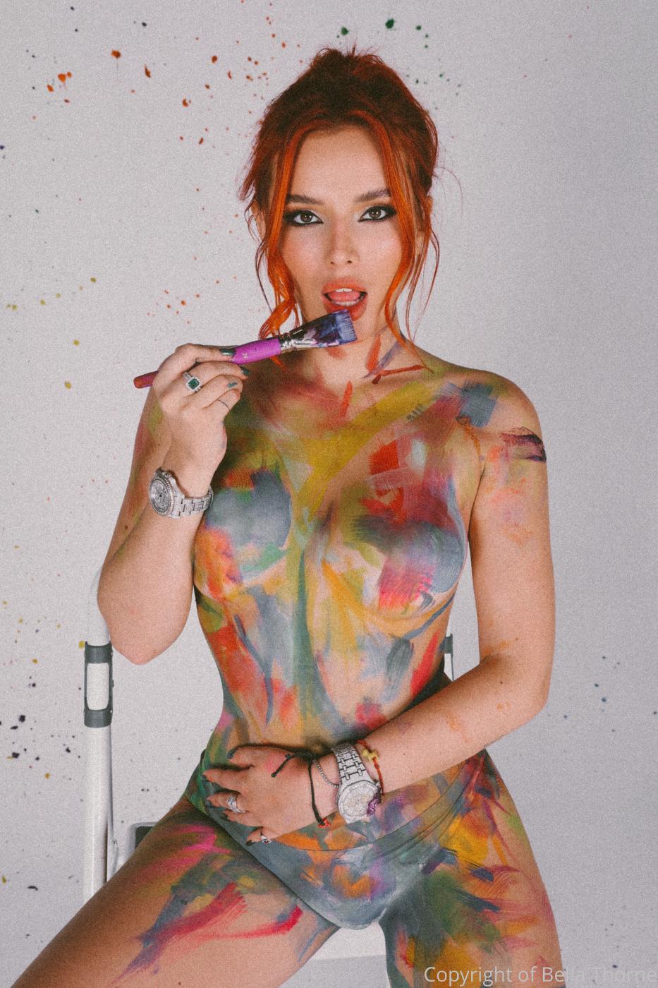 Bella Thorne Nude Body Paint Onlyfans Photos Leaked