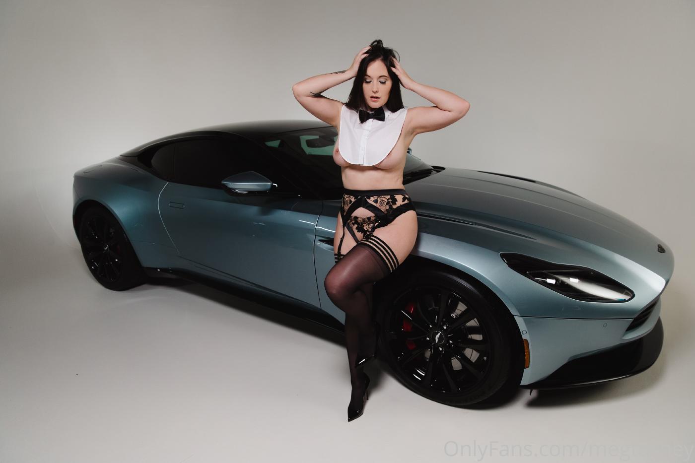 Meg Turney Nude James Bond Car Photoshoot Onlyfans Leaked