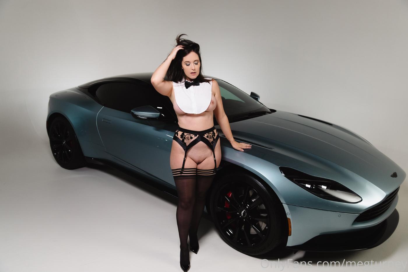 Meg Turney Nude James Bond Car Photoshoot Onlyfans Leaked