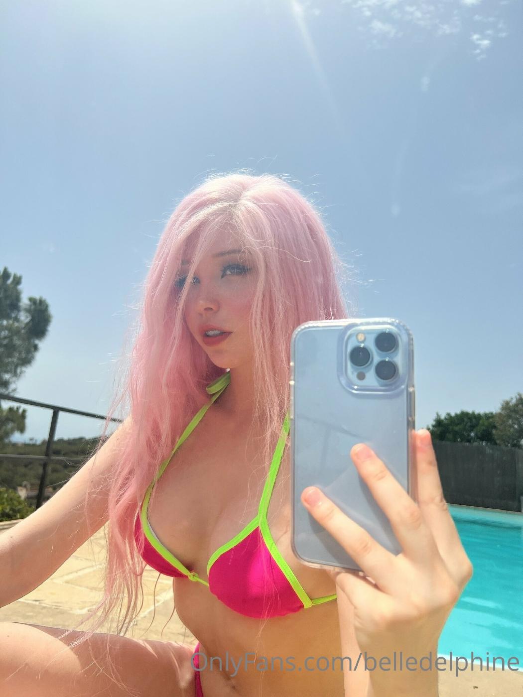 Belle Delphine Pool Holiday Onlyfans Nudes Leaked