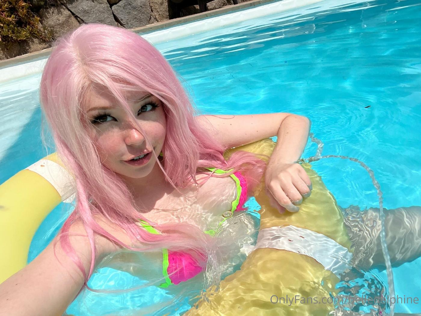 Belle Delphine Pool Holiday Onlyfans Nudes Leaked