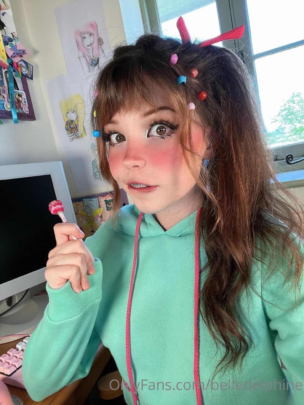 Belle Delphine Adult Vanellope Cosplay Onlyfans Set Leaked