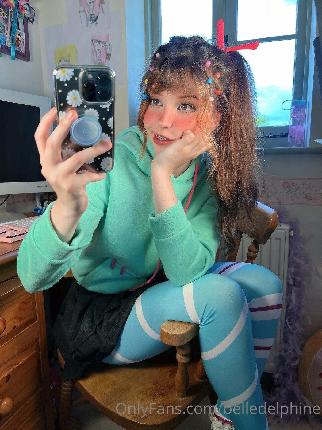 Belle Delphine Adult Vanellope Cosplay Onlyfans Set Leaked