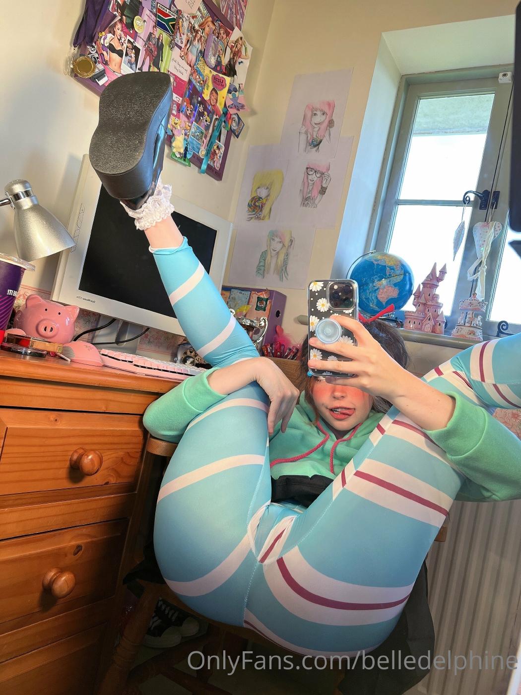 Belle Delphine Adult Vanellope Cosplay Onlyfans Set Leaked