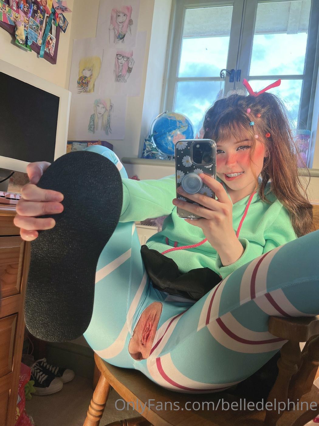 Belle Delphine Adult Vanellope Cosplay Onlyfans Set Leaked