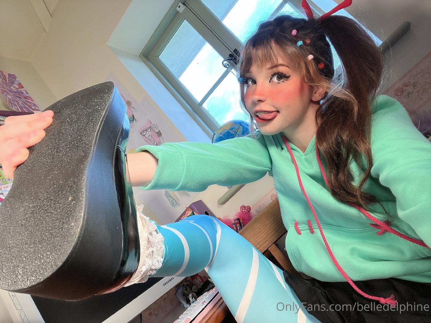 Belle Delphine Adult Vanellope Cosplay Onlyfans Set Leaked