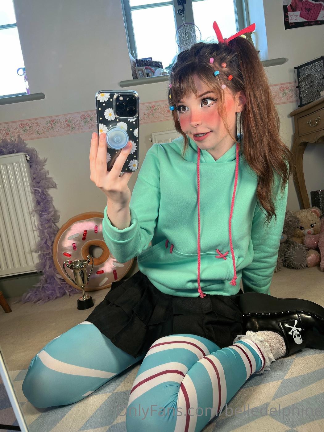 Belle Delphine Adult Vanellope Cosplay Onlyfans Set Leaked