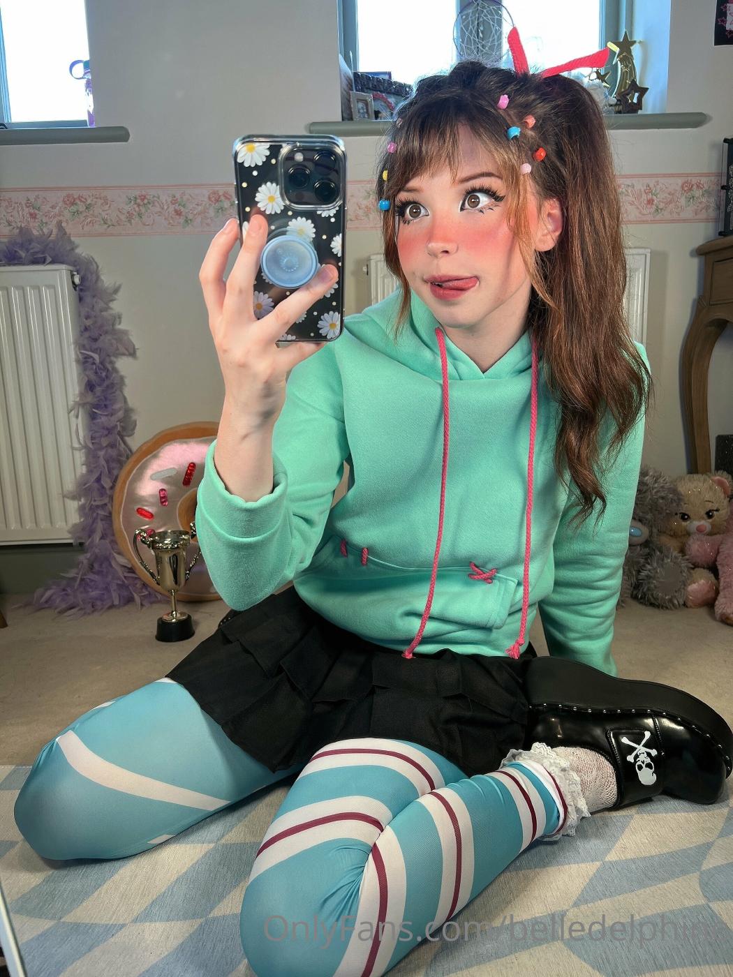 Belle Delphine Adult Vanellope Cosplay Onlyfans Set Leaked