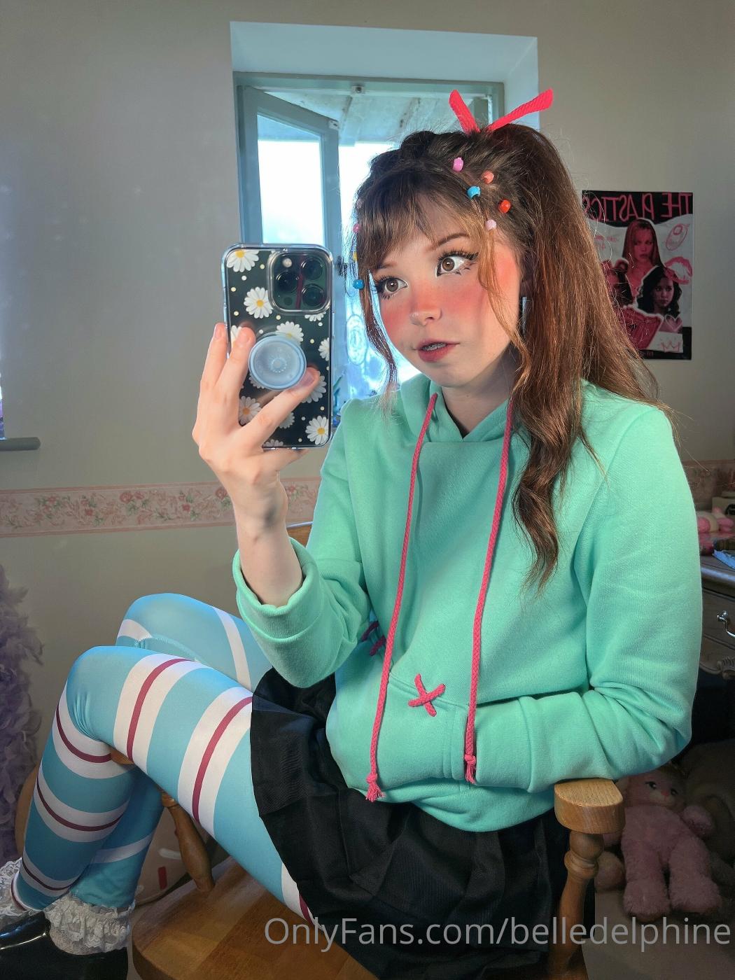 Belle Delphine Adult Vanellope Cosplay Onlyfans Set Leaked