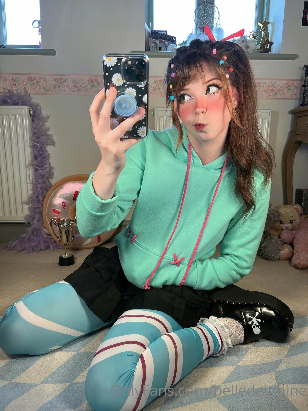 Belle Delphine Adult Vanellope Cosplay Onlyfans Set Leaked