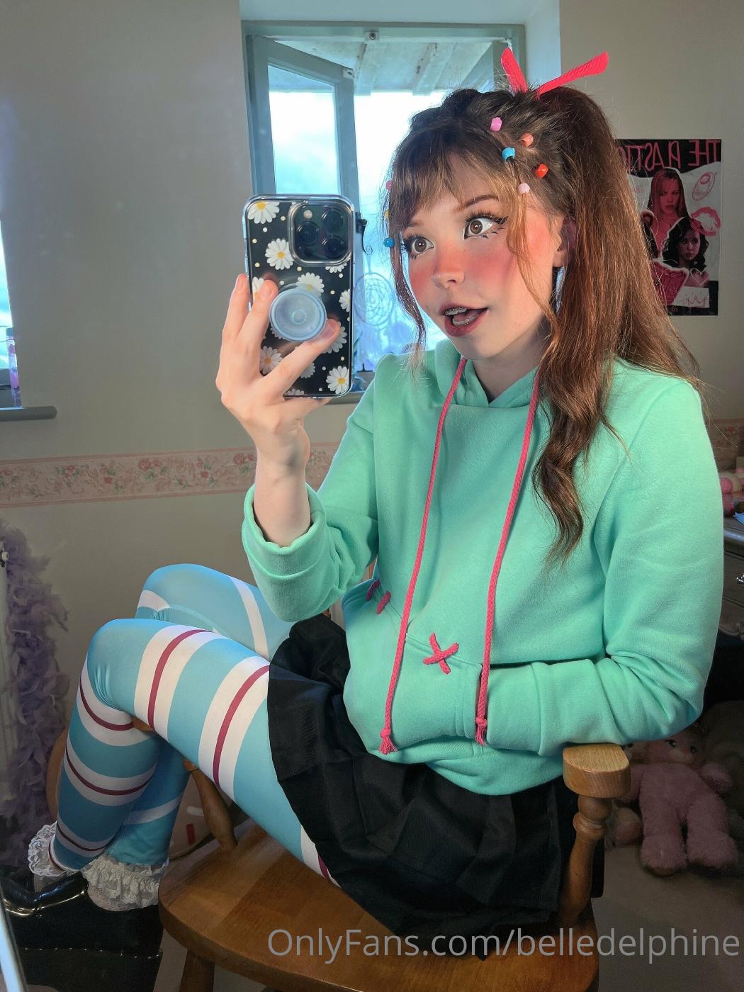 Belle Delphine Adult Vanellope Cosplay Onlyfans Set Leaked