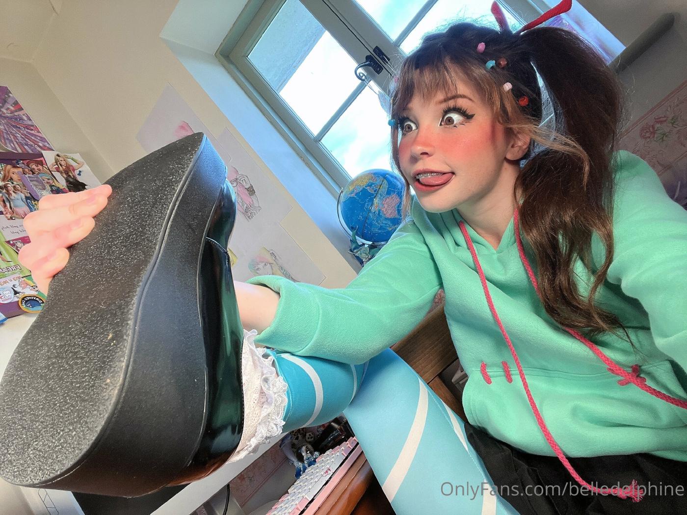 Belle Delphine Adult Vanellope Cosplay Onlyfans Set Leaked