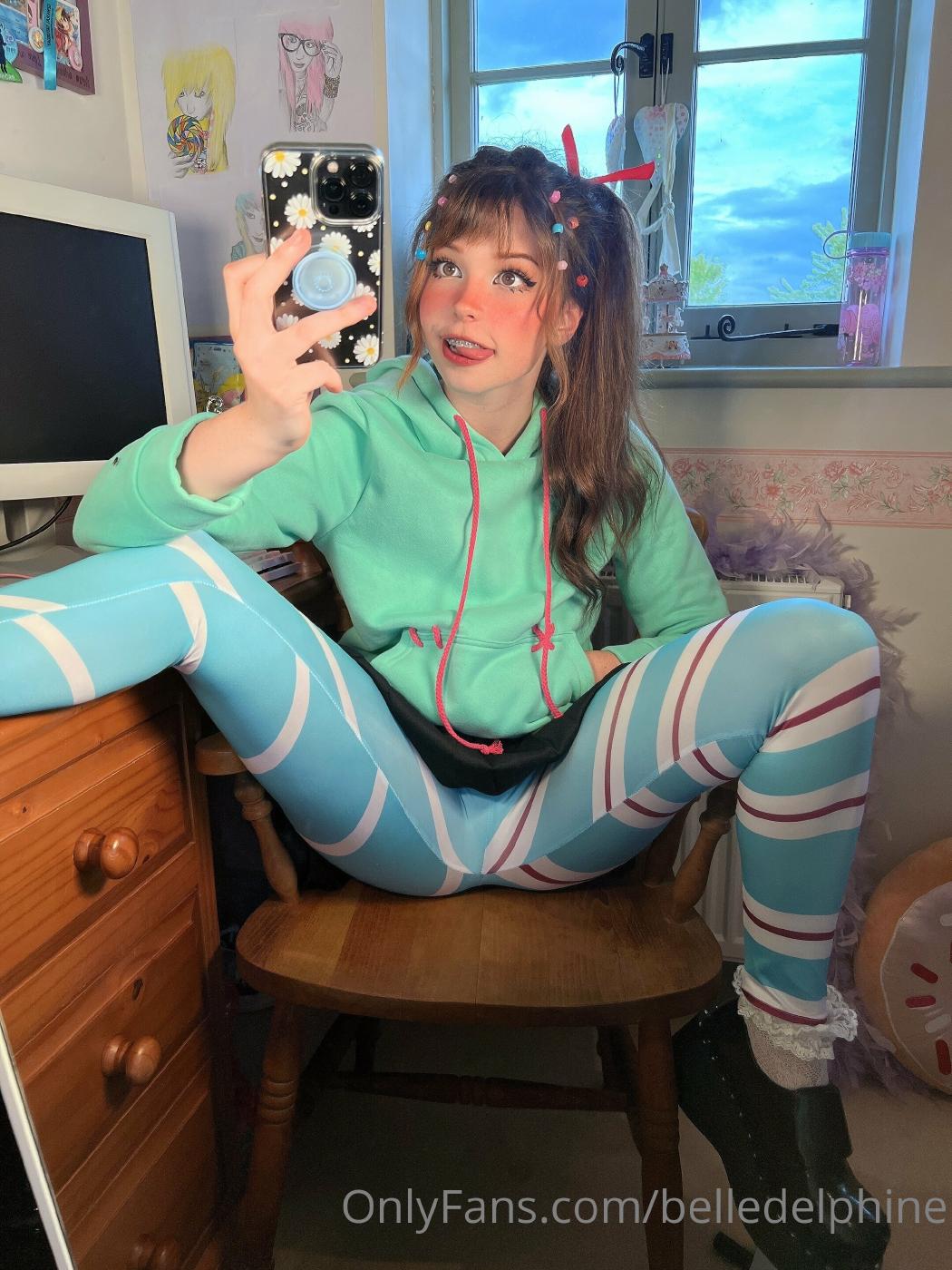 Belle Delphine Adult Vanellope Cosplay Onlyfans Set Leaked