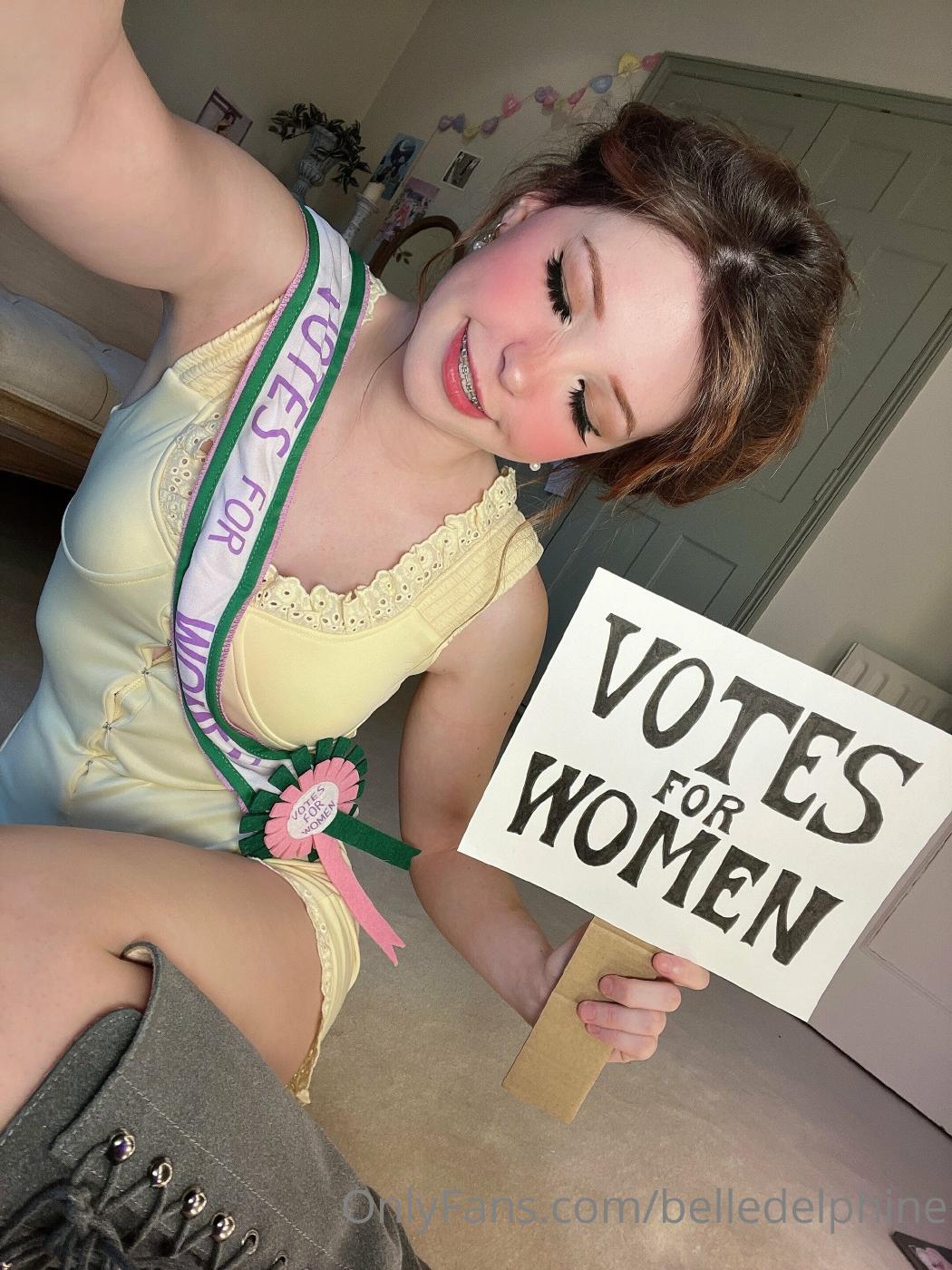 Belle Delphine Votes For Women Onlyfans Photos Leaked