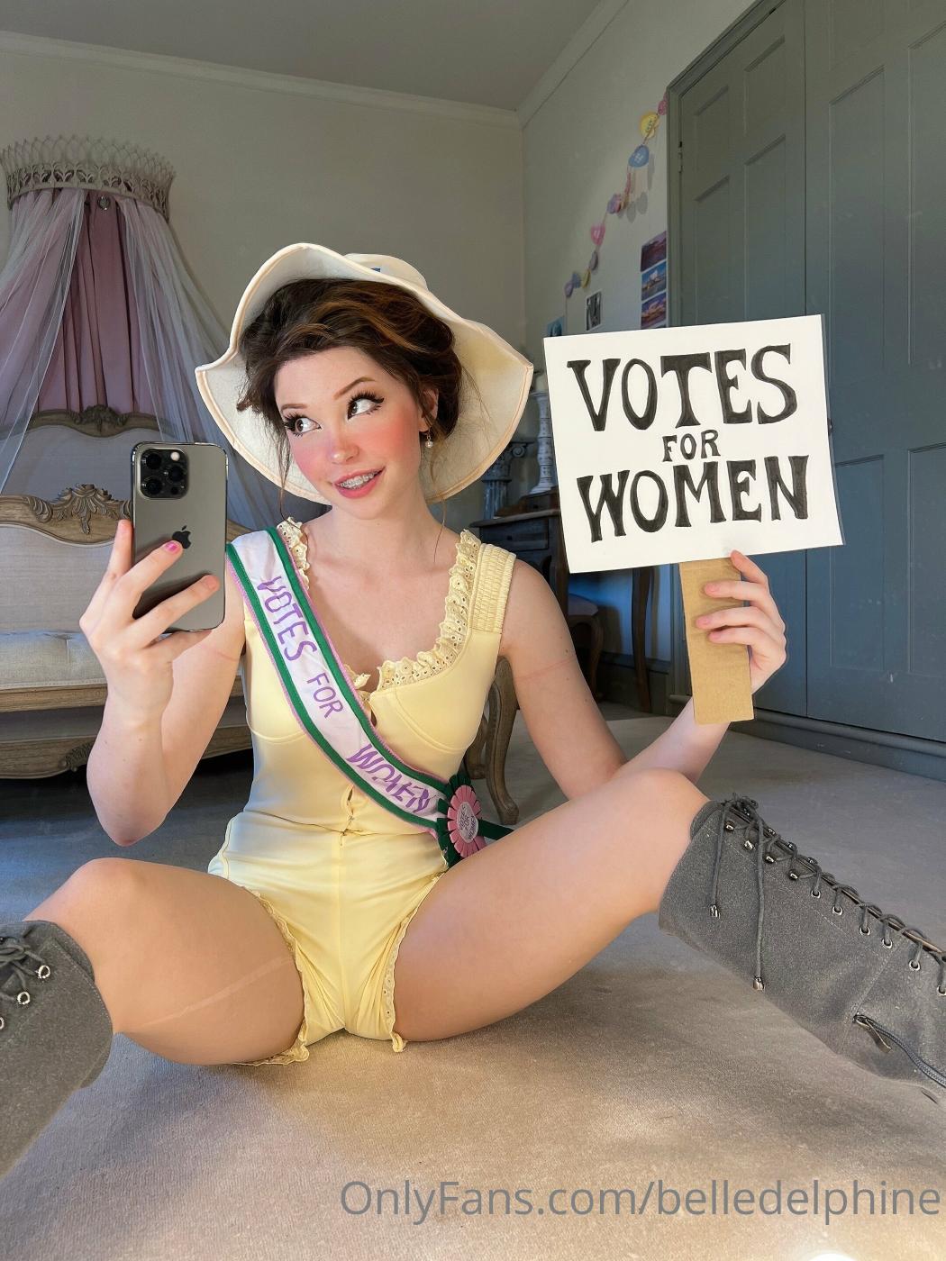 Belle Delphine Votes For Women Onlyfans Photos Leaked