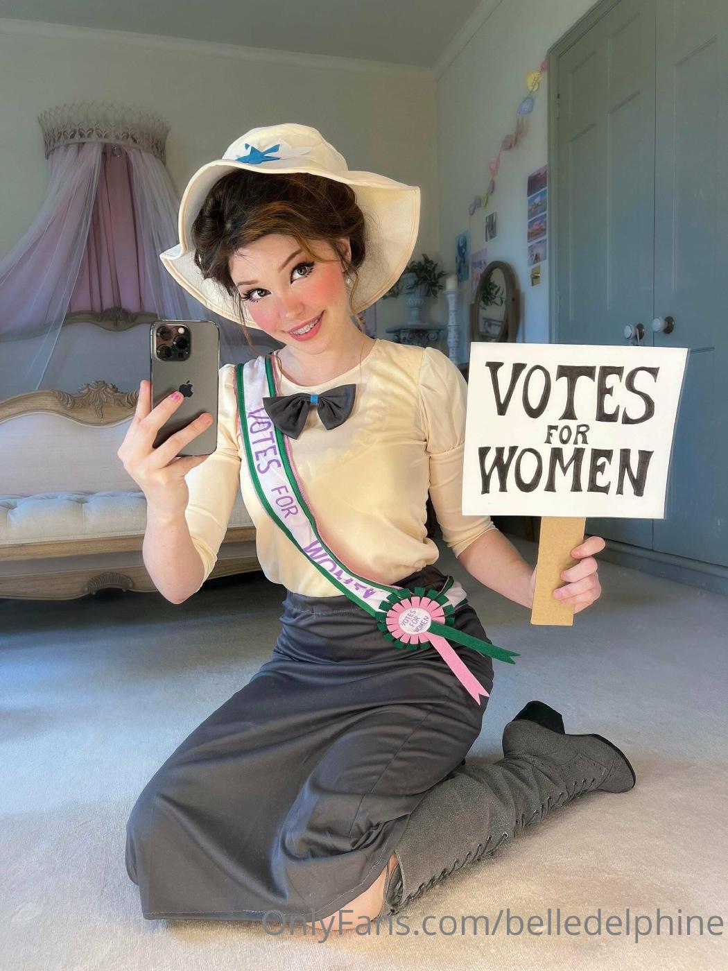 Belle Delphine Votes For Women Onlyfans Photos Leaked