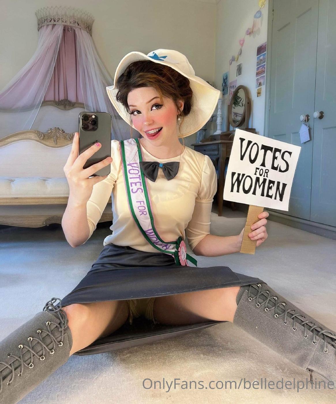 Belle Delphine Votes For Women Onlyfans Photos Leaked