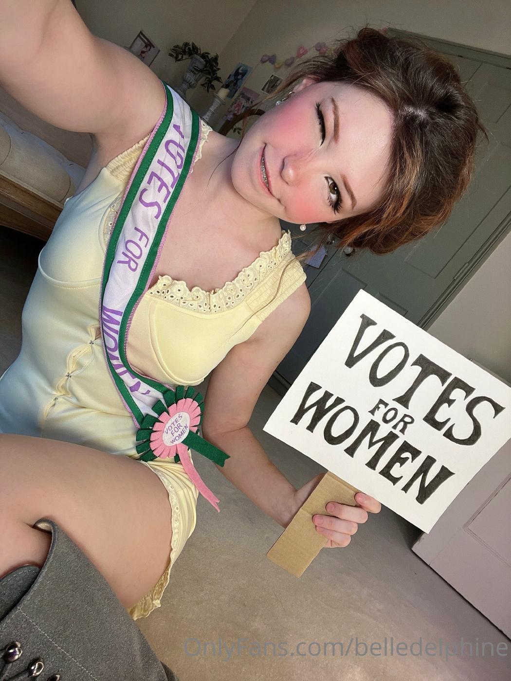 Belle Delphine Votes For Women Onlyfans Photos Leaked