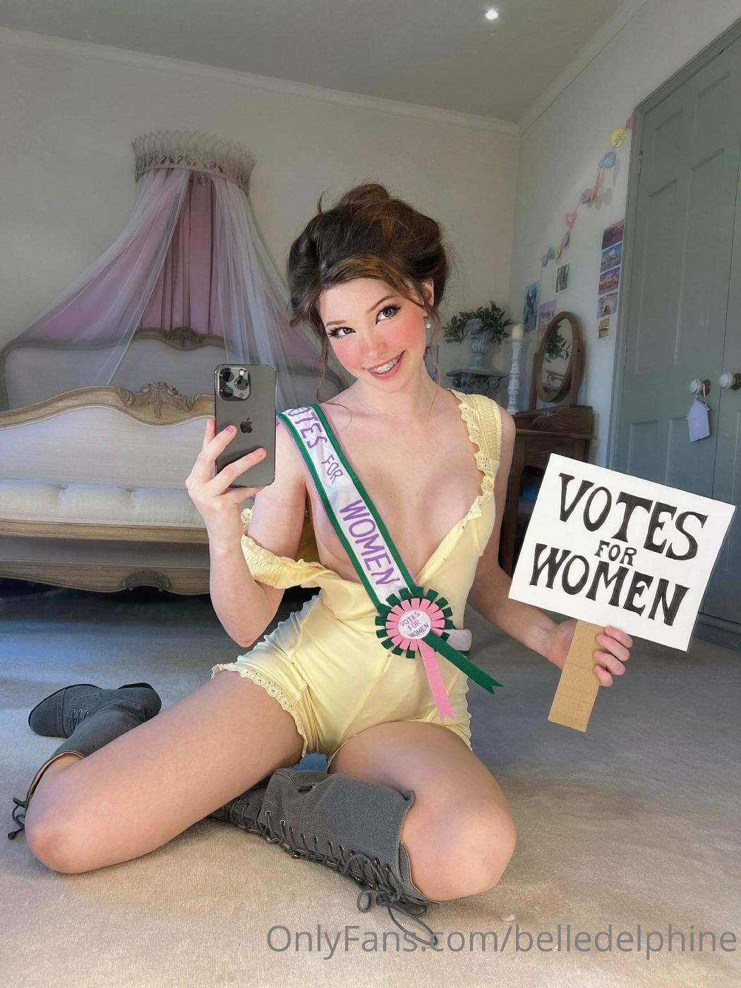 Belle Delphine Votes For Women Onlyfans Photos Leaked