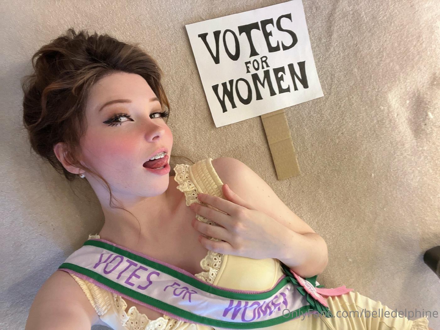 Belle Delphine Votes For Women Onlyfans Photos Leaked