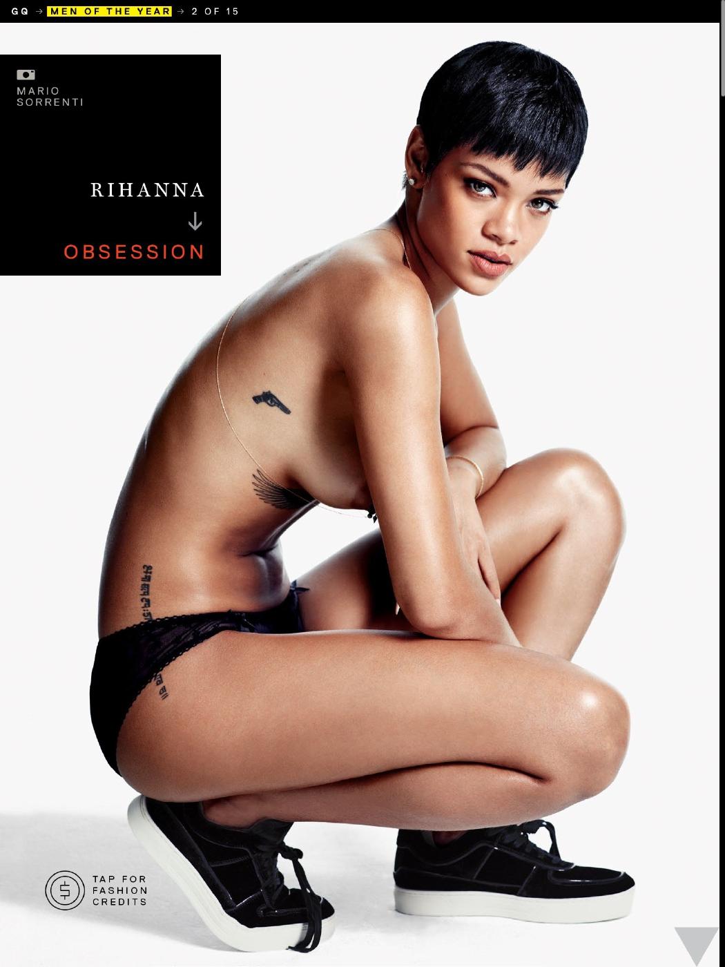 Rihanna Nude Topless Photoshoot Photos Leaked