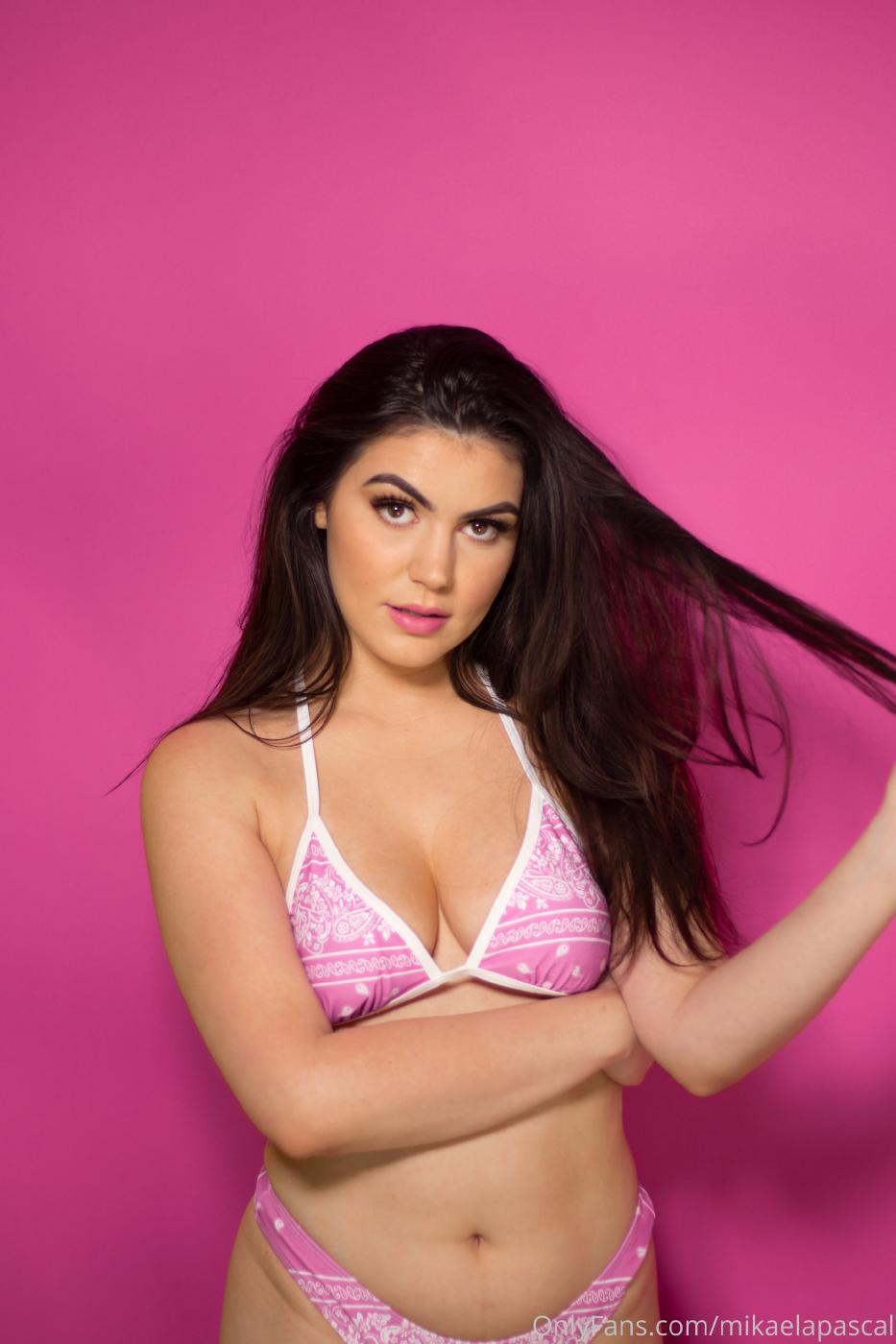 Mikaela Pascal Pink Micro Bikini Onlyfans Leaked