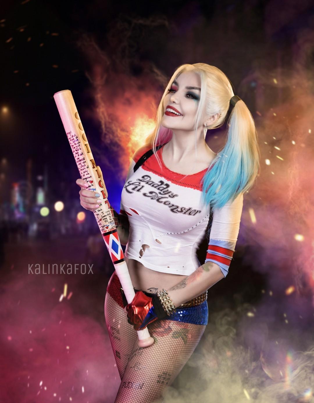 Kalinka Fox Harley Quinn Nude Cosplay Set Leaked