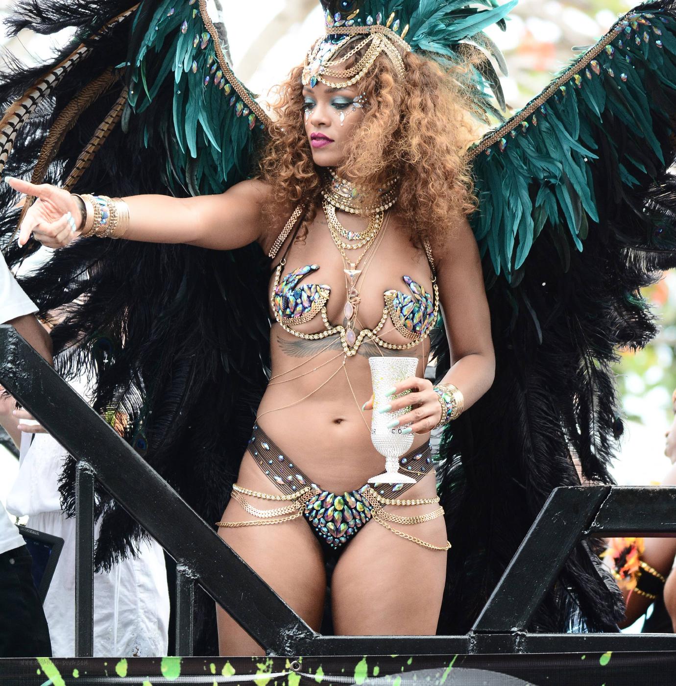 Rihanna Nip Slip Public Bikini Festival Photos Leaked