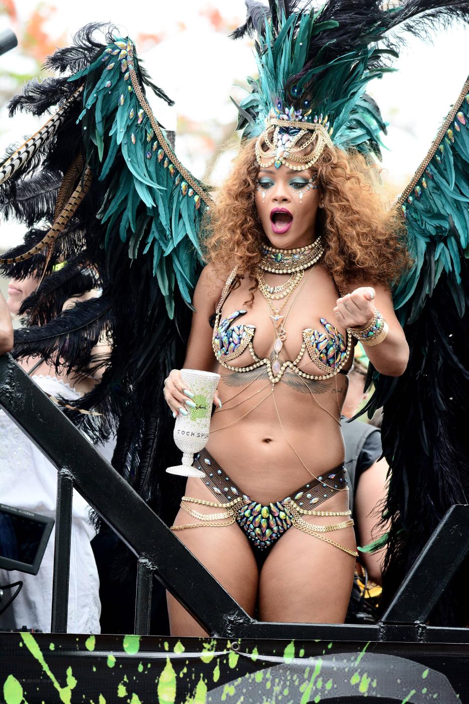 Rihanna Nip Slip Public Bikini Festival Photos Leaked