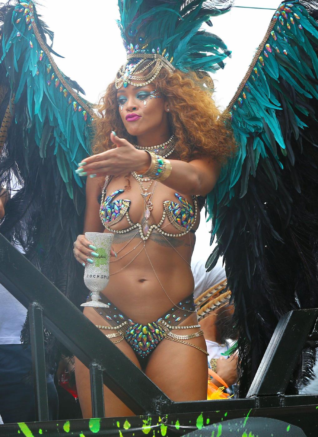 Rihanna Nip Slip Public Bikini Festival Photos Leaked