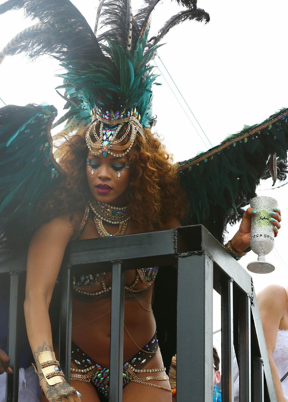 Rihanna Nip Slip Public Bikini Festival Photos Leaked