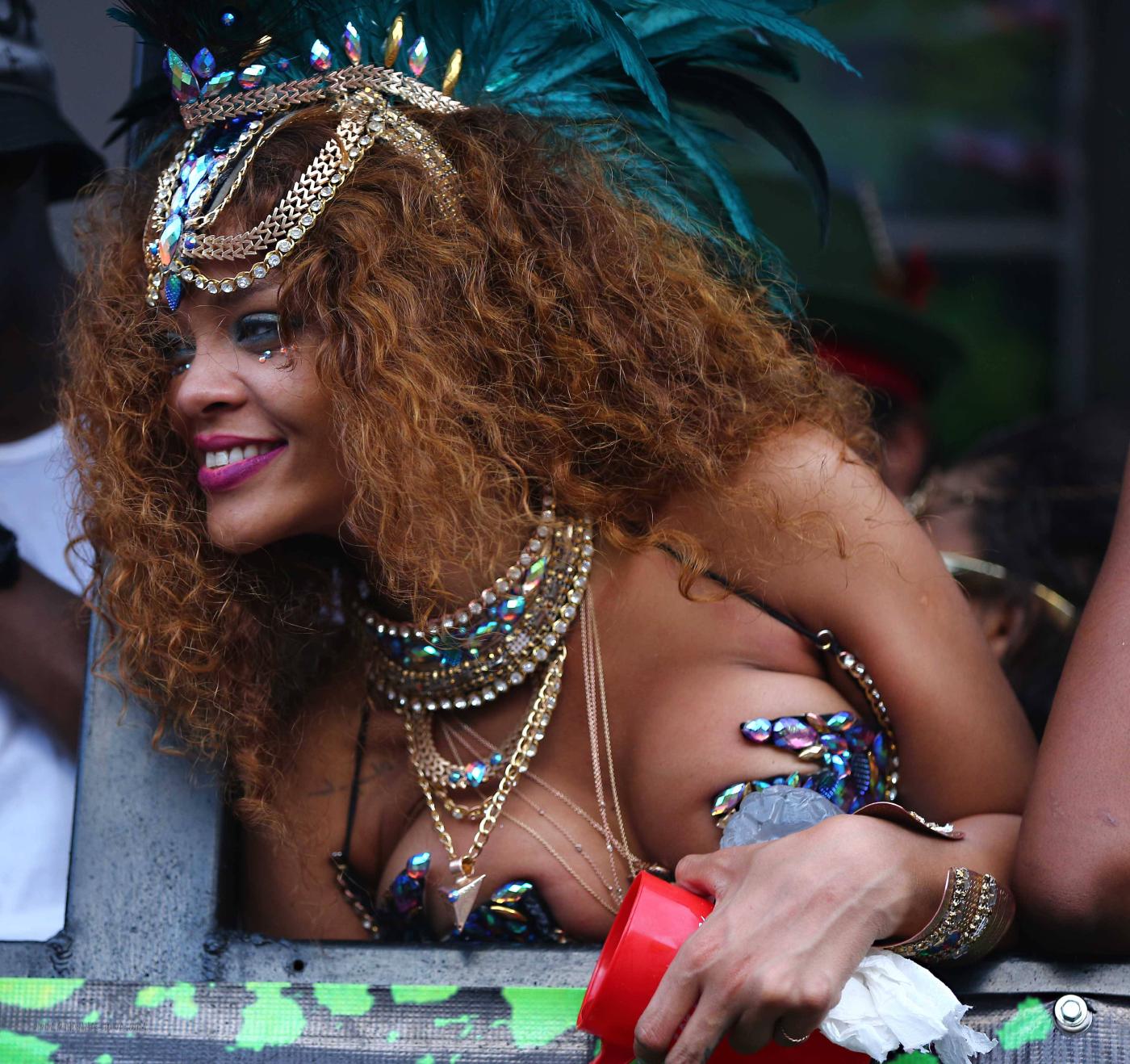 Rihanna Nip Slip Public Bikini Festival Photos Leaked