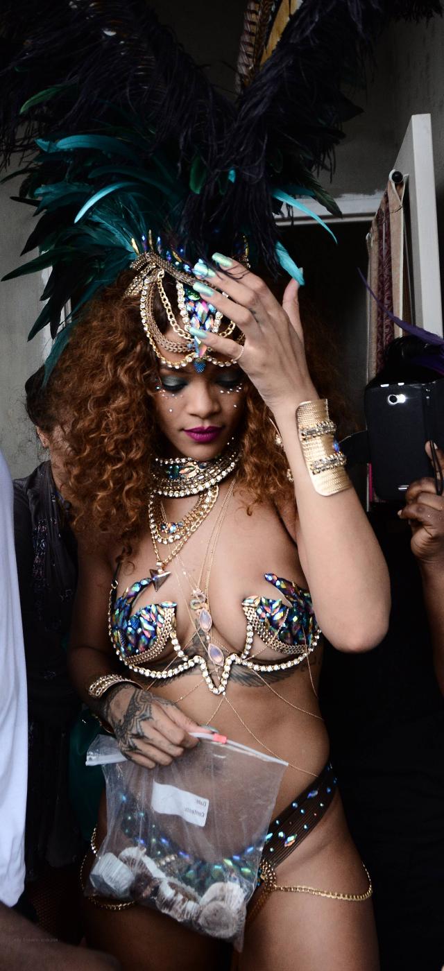 Rihanna Nip Slip Public Bikini Festival Photos Leaked