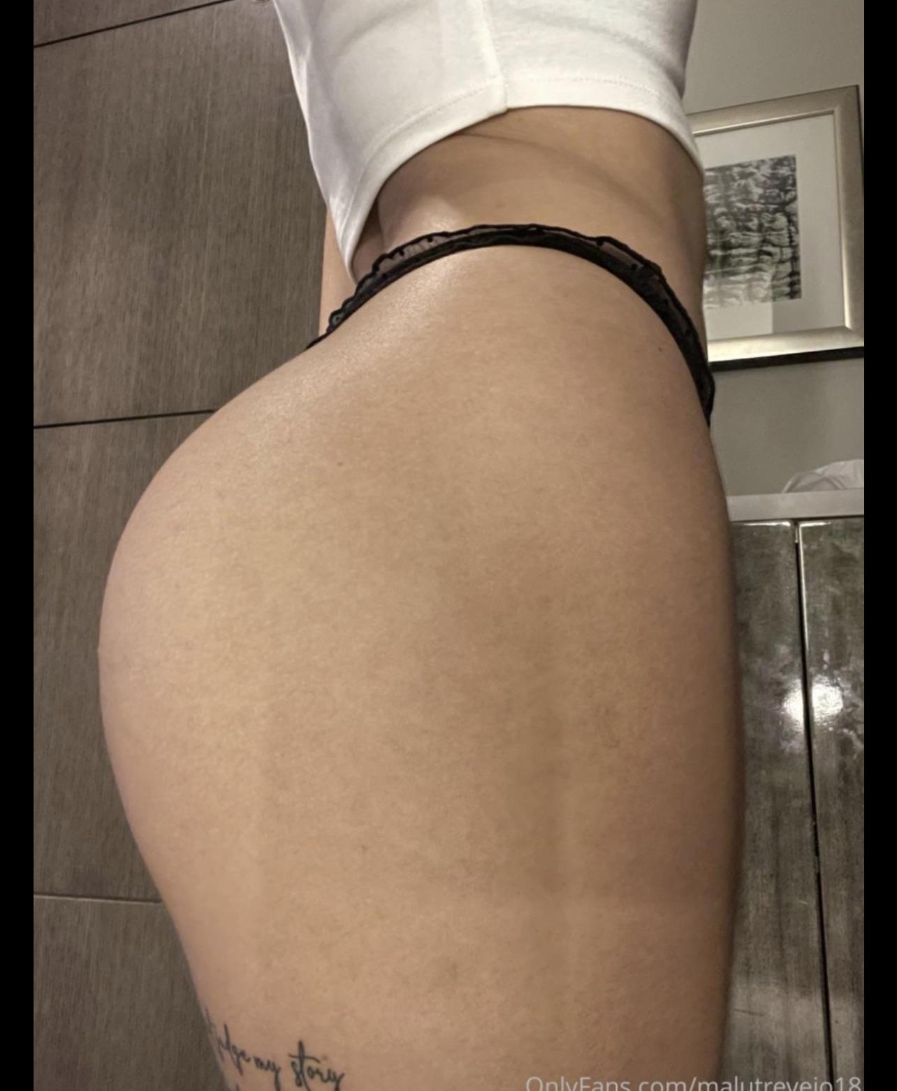 Malu Trevejo Black Thong Selfies OnlyFans Leaked