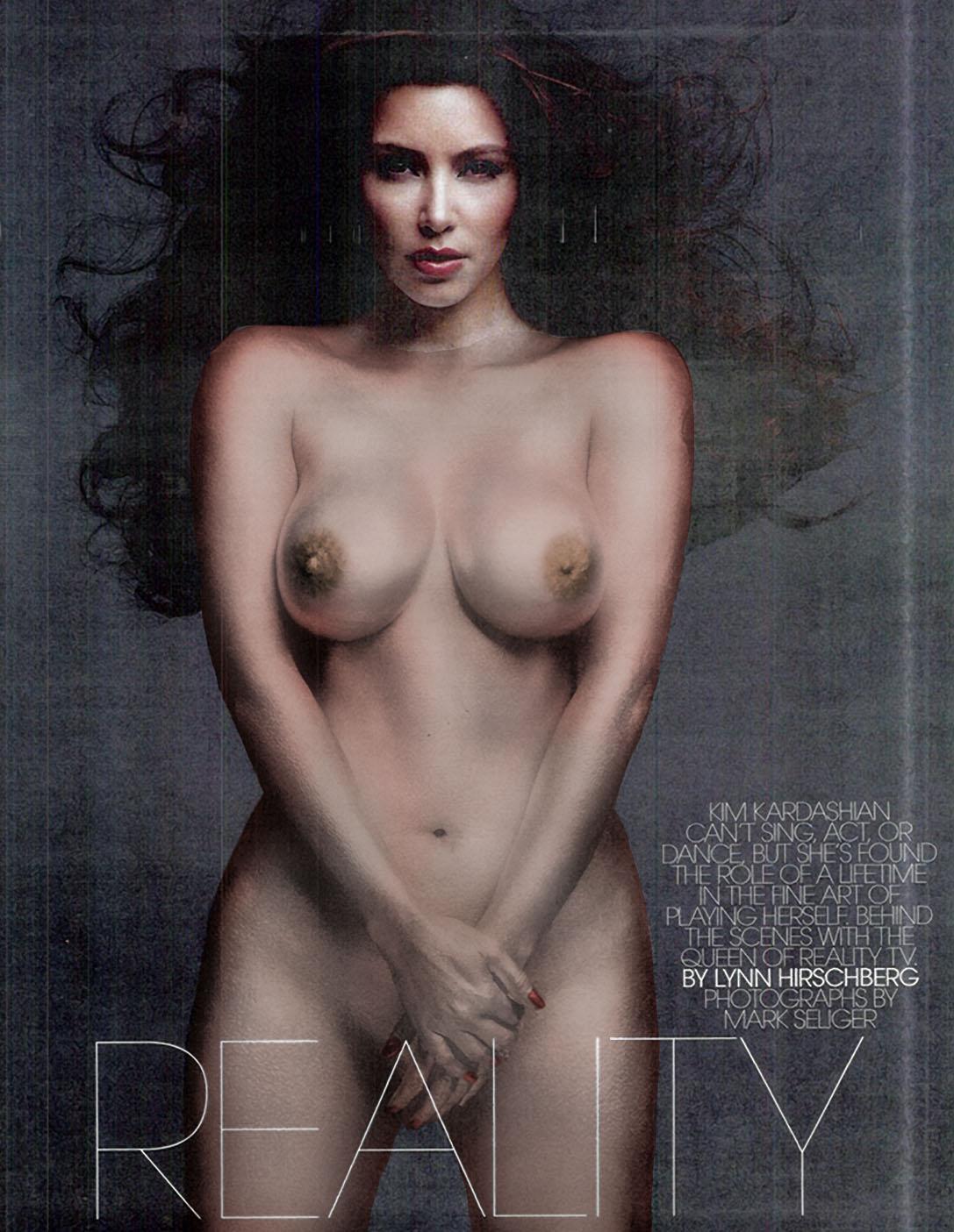 Kim Kardashian Nude Body Painting Leaked