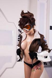 Kalinka Fox Overwatch Tracer Cosplay OnlyFans Set Leaked