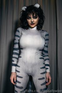 Tessa Fowler Catsuit Strip Nude OnlyFans Set Leaked