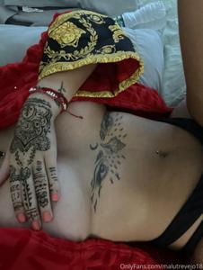 Malu Trevejo Topless Robe Tease Onlyfans Set Leaked