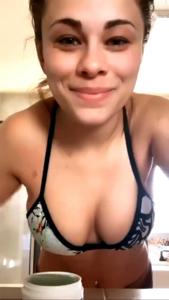 Paige VanZant Rubbing By Body in Lotion Video Leaked