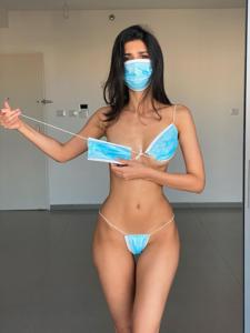 Yael Cohen Aris Covid Mask Bikini Onlyfans Leaked